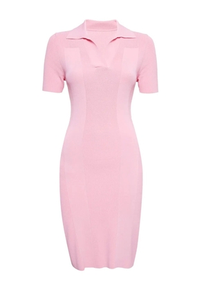 Jacquemus Pre-Owned ribbed knit mini dress - Pink