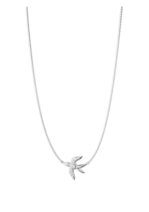 MONICA RICH KOSANN White Sapphire Freedom Swallow embellished necklace - Silver