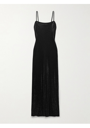 ALEXANDER WANG - Crystal-embellished Jersey Midi Dress - Black - x small,small,medium,large