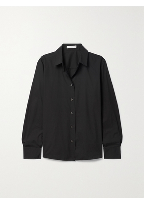The Row - Sadie Cotton-poplin Shirt - Black - US0,US2,US4,US6,US8,US10,US12,US14