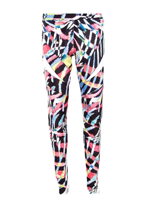 Just Cavalli Vintage abstract-print straight-leg trousers - Black