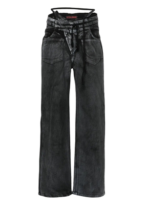 Ottolinger high-waist wide-leg trousers - Black