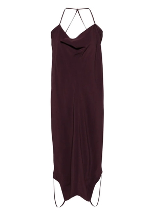 Viktor & Rolf Upside Down crepe camisole dress - Purple