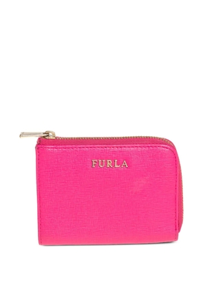 Furla 2010s leather zip wallet - Pink