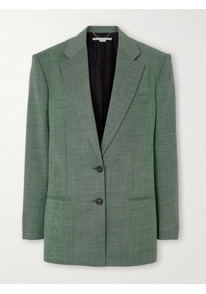 Stella McCartney - + Net Sustain Oversized Wool-blend Blazer - Blue - IT34,IT36,IT38,IT40,IT42,IT44,IT46,IT48,IT50