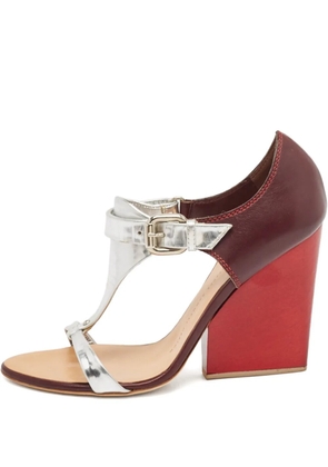 Giuseppe Zanotti Vintage Pre-owned 105mm T-bar sandals - Red