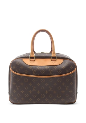 Louis Vuitton Pre-Owned 2002 Deauville monogram bowling vanity tote bag - Brown