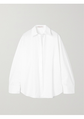 Valentino Garavani - Oversized Cotton-poplin Shirt - White - IT36,IT38,IT40,IT42,IT44,IT46,IT48,IT50