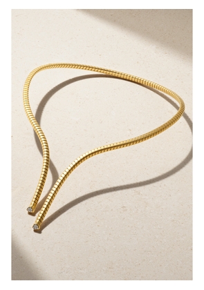 Marina B - Trisolina 18-karat Gold Diamond Necklace - One size