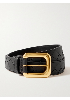 Bottega Veneta - Intrecciato Leather Waist Belt - Black - 65,70,75,80,85,90,95