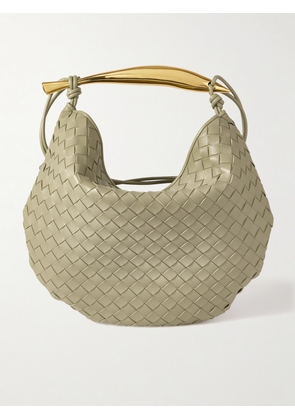 Bottega Veneta - Sardine Medium Intrecciato Leather Shoulder Bag - Green - One size