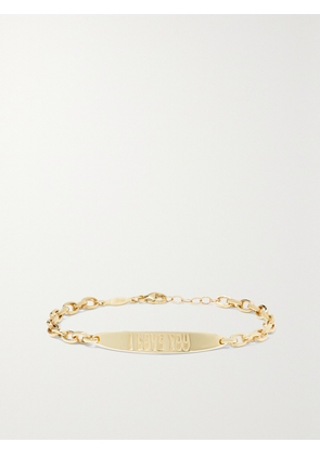 Jacquie Aiche - I Love You 14-karat Gold Bracelet - One size