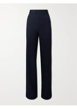 Bottega Veneta - Grain De Poudre Wool Straight-leg Pants - Blue - IT38,IT40,IT42,IT44,IT46