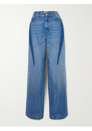 DION LEE - Paneled Boyfriend Jeans - Blue - 25,26,27,28,29,30,31