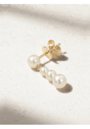 Sophie Bille Brahe - Carolina 14-karat Recycled Gold Pearl Single Earring - One size