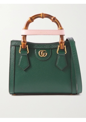 Gucci - Diana Mini Textured-leather Tote - Green - One size