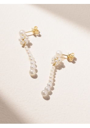 Sophie Bille Brahe - Colonna 14-karat Recycled Gold Pearl Earrings - One size