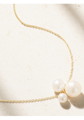 Sophie Bille Brahe - Stella 14-karat Recycled Gold Pearl Necklace - One size