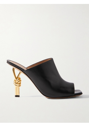 Bottega Veneta - Leather Mules - Black - EU 34,EU 34.5,EU 35,EU 35.5,EU 36,EU 36.5,EU 37,EU 37.5,EU 38,EU 38.5,EU 39,EU 39.5,EU 40,EU 40.5,EU 41,EU 41.5,EU 42