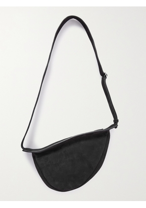 The Row - Slouchy Banana Small Suede Shoulder Bag - Black - One size