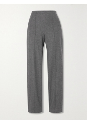 VINCE - Brushed Knitted Straight-leg Pants - Gray - x small,small,medium,large,x large