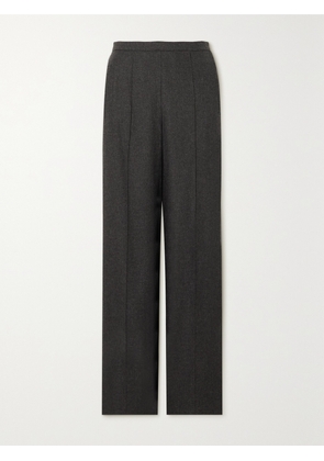 VINCE - Brushed Knitted Straight-leg Pants - Gray - x small,small,medium,large,x large