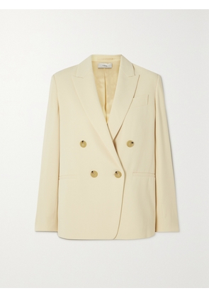 VINCE - Double-breasted Recycled-crepe Blazer - Neutrals - US0,US2,US4,US6,US8,US10,US12