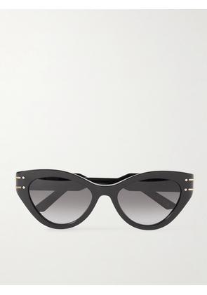 DIOR Eyewear - Diorsignature B7i Cat-eye Acetate Sunglasses - Black - One size