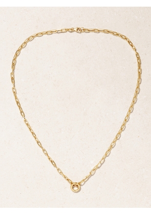FoundRae - Refined Open Clip 18-karat Gold Necklace - One size