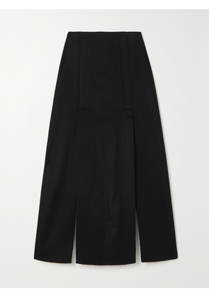 Proenza Schouler - Wool-blend Felt Maxi Skirt - Black - US0,US2,US4,US6,US8,US10,US12