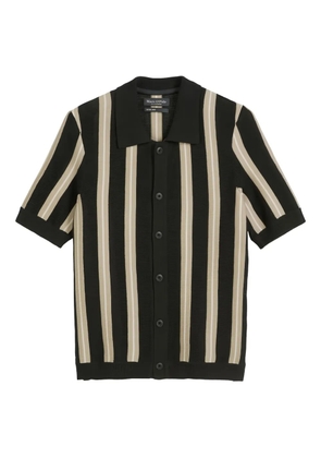 Marc O'Polo striped short-sleeve shirt - Black