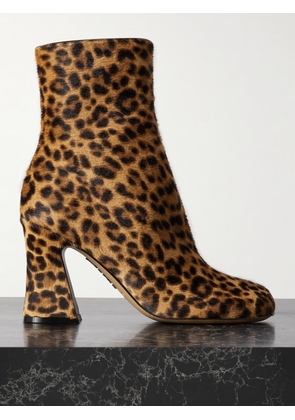 LOEWE - Leopard-print Calf Hair Ankle Boots - Animal print - IT36,IT37,IT38,IT39,IT40,IT41