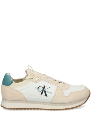 Calvin Klein Jeans colour-block panelled sneakers - White