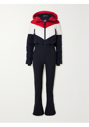 Fusalp - Kira Softshell Quilted Color-block Ski Suit - Blue - FR 34,FR 36,FR 38,FR 40,FR 42,FR 44