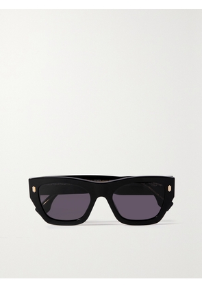 Fendi Eyewear - Roma D-frame Acetate Sunglasses - Black - One size