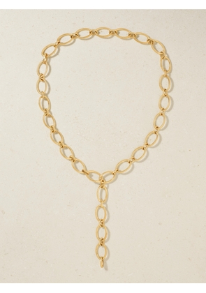 FoundRae - Oval Link Chain 18-karat Gold Necklace And Bracelet Set - One size