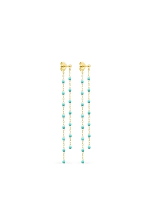 Gigi Clozeau 18K yellow gold bead chain earrings