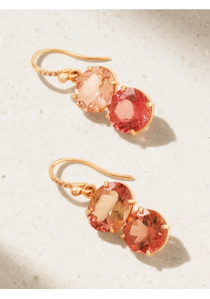 Irene Neuwirth - Gemmy Gem 18-karat Rose Gold, Tourmaline And Diamond Earrings - Orange - One size