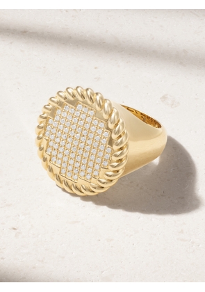 Lauren Rubinski - 14-karat Gold Diamond Ring - 6,7