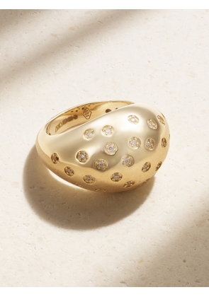 Lauren Rubinski - 14-karat Gold Diamond Ring - 3,4,5