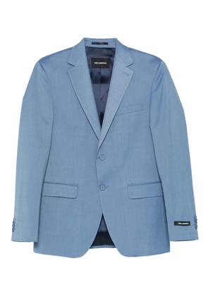 Karl Lagerfeld mélange-effect blazer - Blue