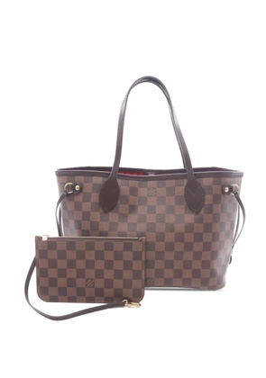 Louis Vuitton Pre-Owned 2000-2010 Damier Ebene Neverfull PM tote bag - Brown