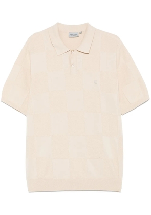 Carhartt WIP Checker polo shirt - Neutrals