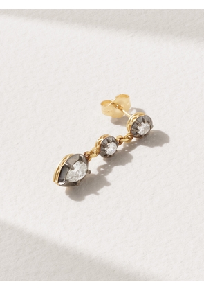 Jacquie Aiche - Sophia 14-karat Gold, Rhodium And Diamond Single Earring - One size