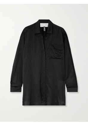 AZ FACTORY - + Lutz Huelle Satin-jacquard Shirt - Black - FR 34,FR 36,FR 38,FR 40,FR 42