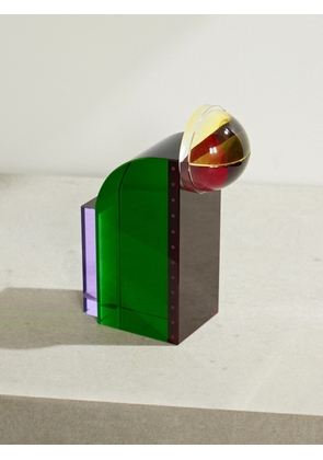 Reflections Copenhagen - Soho Crystal Bookend - Green - One size