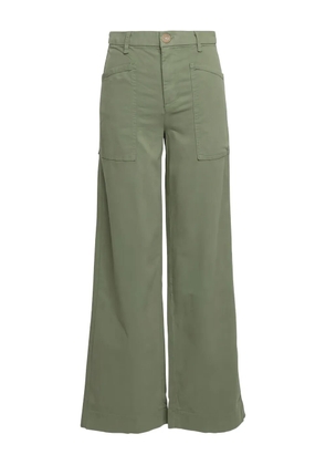 Frank & Eileen Limerick patch-pocket trousers - Green