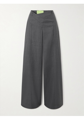 GAUGE81 - Tora Pinstriped Wool Wide-leg Pants - Gray - EU 34,EU 36,EU 38,EU 40,EU 42,EU 44