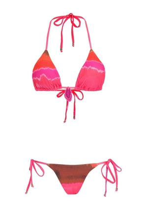 Amir Slama x Jade Picon tie-dye bikini - Pink