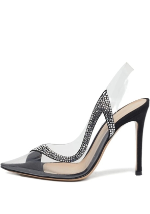 Gianvito Rossi pre-owned 100mm Hortensia pumps - White